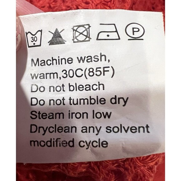 Dokotoo Orange Waffle Knit Hoodies for Women Zip Up Drawstring Size Medium - Picture 9 of 9